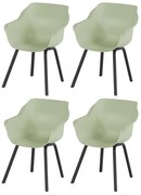 Set van 4 - Hartman Sophie Element dining armstoel - French green