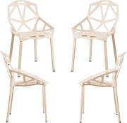 Set 4 Omega Stoelen