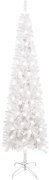 vidaXL Kerstboom met LED's smal 150 cm wit