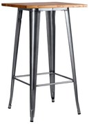 Hoge Torix Tafel Natuurlijk Hout 60 cm