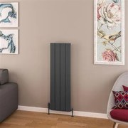 Eastbrook Withington radiator 35x120cm aluminium 742W antraciet