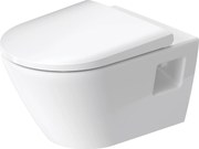 Duravit D-Neo hangtoilet met wondergliss 37x54x40cm Wit