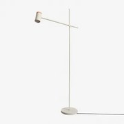 Draaibare Staande Lamp Van Ijzer Amaranto Tapioca Beige - Sklum