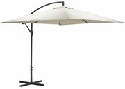 Garden Impressions Corfu parasol 250x250 - donker grijs - zand