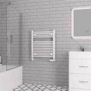 Eastbrook Biava gebogen handdoekradiator 60x70cm 440W wit glans