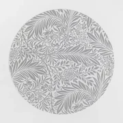 Ronde Vinyl Placemat Jared Grijs – Taupe – Koel - Sklum