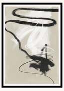 Ingelijste digitale print Less but better