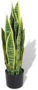 vidaXL Kunst sanseveria plant met pot 65 cm groen