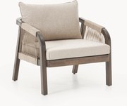 Tuin loungefauteuil Lu van acaciahout