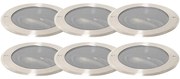 Buitenlamp Set van 6 grondspot staal AR111 verstelbaar IP65 - Delux Honey Modern GU10 IP65 Buitenverlichting