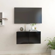 vidaXL Tv-hangmeubel 60x30x30 cm zwart