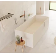 Ideavit Solidstar Vrijstaand bad 180x76cm rechthoekig Solid surface wit 278612