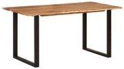 vidaXL Eettafel 160x80x76 cm massief acaciahout