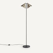 Staande leeslamp in ijzer metaal, Moke