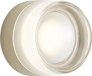 Design wandlamp beige met opaal glas IP44 - Michele