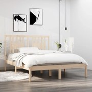 vidaXL Bedframe massief hout 120x190 cm 4FT Small Double