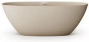 Zeza Element Vrijstaand Bad - 175x76x60cm - solid surface - mat beige SW1208808