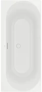 Villeroy & boch Loop duobad - 170x75cm - rechthoek/binnenbad ovaal - acryl Stone White mat uba170lof2v-rw