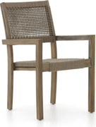 Dining tuinstoel | ROUGH Batang | Rope (touw) | Grijs | Stapelbaar | Kees Smit Tuinmeubelen