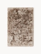 Glanzend hoogpolig vloerkleed Jimmy