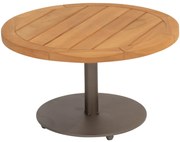 Volta lounge tuintafel met middenpoot 60xH35 cm aluminium terre 4 Seasons Outdoor