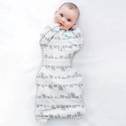 Love to Dream Babydoek Swaddle Up Lite fase 1 M olifant wit