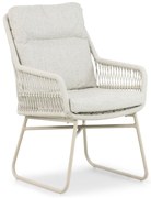 Tuinstoel Aluminium/rope Taupe-naturel-bruin Lifestyle Garden Furniture Vicente