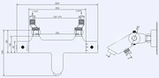 Mueller Round thermostatische badkraan chroom