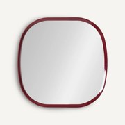 Vierkante gelakte spiegel, H80 cm, Orion