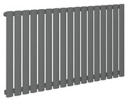 Eastbrook Tunstall Horizontale radiator 60x58,9cm Antraciet 541 watt