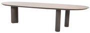 Denia dining tuintafel 290x110xH75 cm met 3 poten printed ceramic terre Taste 4SO