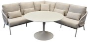 Suns Tosca hoek high lounge loungeset 4 delige camel sand rope