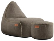 Cobana Lounge Chair & Pouf Outdoor - Bruin