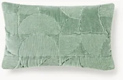 Geborduurde kussenhoes Verina met geometrisch patroon