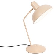 Retro tafellamp beige - Milou Retro, Design E14 rond Binnenverlichting Lamp