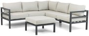 Hoek loungeset 5 personen Aluminium Grijs  Lifestyle Garden Furniture Rodenzo