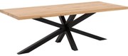 Goossens Eettafel Blade, Strak blad 240 x 100 cm 6 cm dik