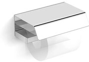 Nemo Spring Vigor papierhouder met deksel wandmontage 170 x 60 x 110 mm messingroestvrij staal verchroomd 31041A