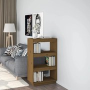 vidaXL Boekenkast/kamerscherm 60x35x103 cm grenenhout honingbruin