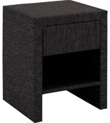 Goossens Nachtkastje Nomade Steppe, 1 lade met open vak