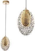 Kristallen Hanglamp LED G088-1CP Złota