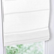 Vouwgordijn in stamijn van linnen/katoen