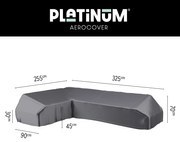 Platinum Aerocover platform loungesethoes 325x255 cm - Links