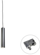 Design hanglamp zwart incl. rail adapter 3-fase - 3-Phase Tuba small Modern GU10 cilinder / rond Binnenverlichting Lamp