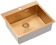 Stalen spoelbak RUSSEL 110 Copper