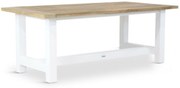 Dining Tuintafel rechthoekig 200 x 100 cm Wit Los Angeles