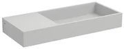 Clou Mini Wash Me fontein 56x24cm links zonder plug Aluite Wit mat CL/03.13234