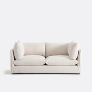 Bank 3-zit, getexureerd dik fluweel, Malo