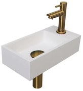 INK Versus Fonteinpack - Polystone - rechts fonteinkraan - designsifon - afvoerplug - incl bevestiging 1805152