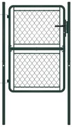 vidaXL Poort 100x125 cm staal groen